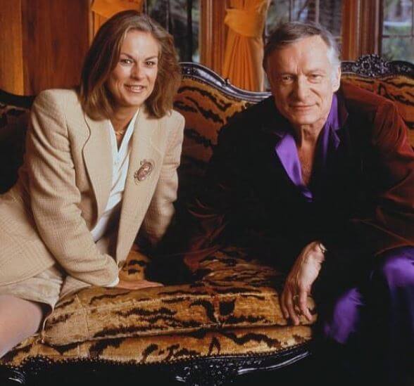 David Hefner sister Christie Hefner and father Hugh Hefner.